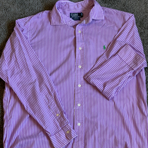 purple polo button down shirts